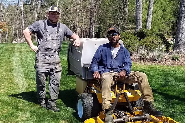 Beautiful Asheville lawn